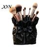 Bow Makeup Brush Holder Satin Bag Holder, 3D Printed Beauty Tool Organizer for Desk, Large Bowknot Pouch Pencil Storage Container Powder