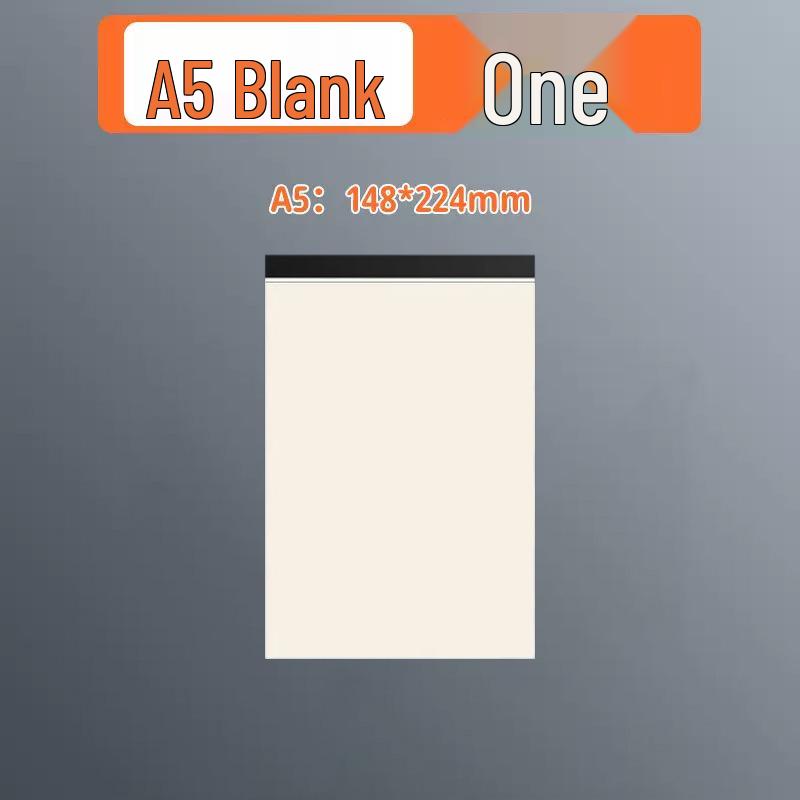 Tearable A5/B5 Thick Notebook: Lined, Sticky Notes, Blank, Grid for Business & Drafts