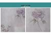 Light Purple 3D Floral Embossed Wallpaper for Bedroom, Living Room, Hotel, or Beauty Salon