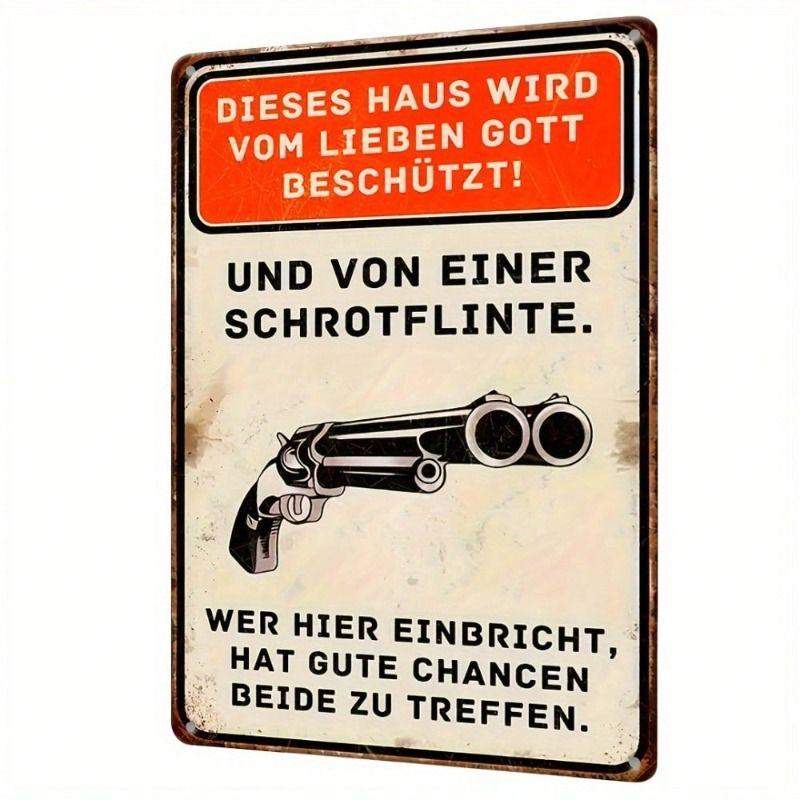 Vintage Metal Tin Wall Poster Sign 20x30cm