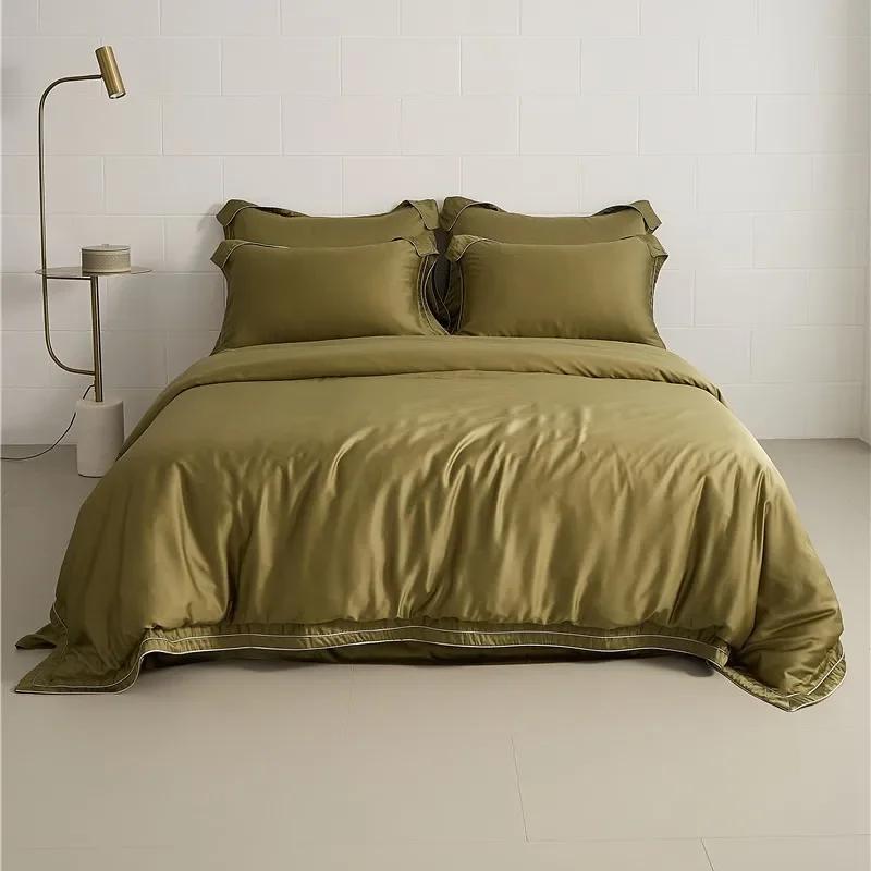 Svetanya Egyptian Cotton Sheets Pillowcase Duvet Cover Bedding Sets Twin Full Queen King Size Bed Linens Solid Color