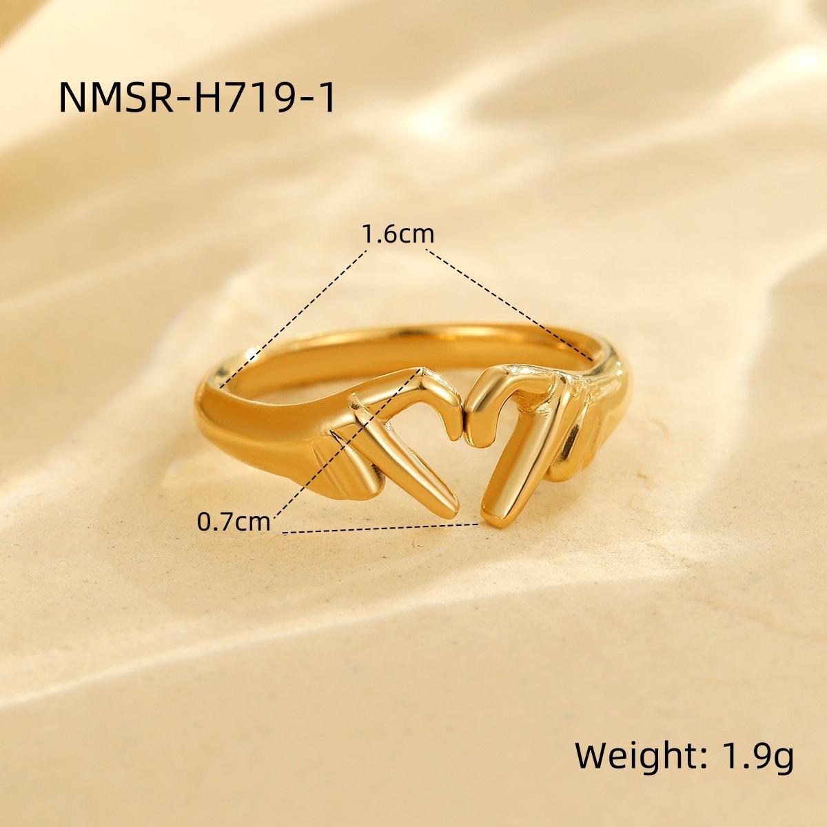 GEMCHIC Women s Double Heart Shaped Adjustable Couple Rings Valentine s Day Gift Heart Love Ring Stainless Steel Fashion Jewelry