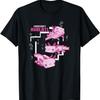 T-shirt Minecraft Étang d'Axolotl Rose