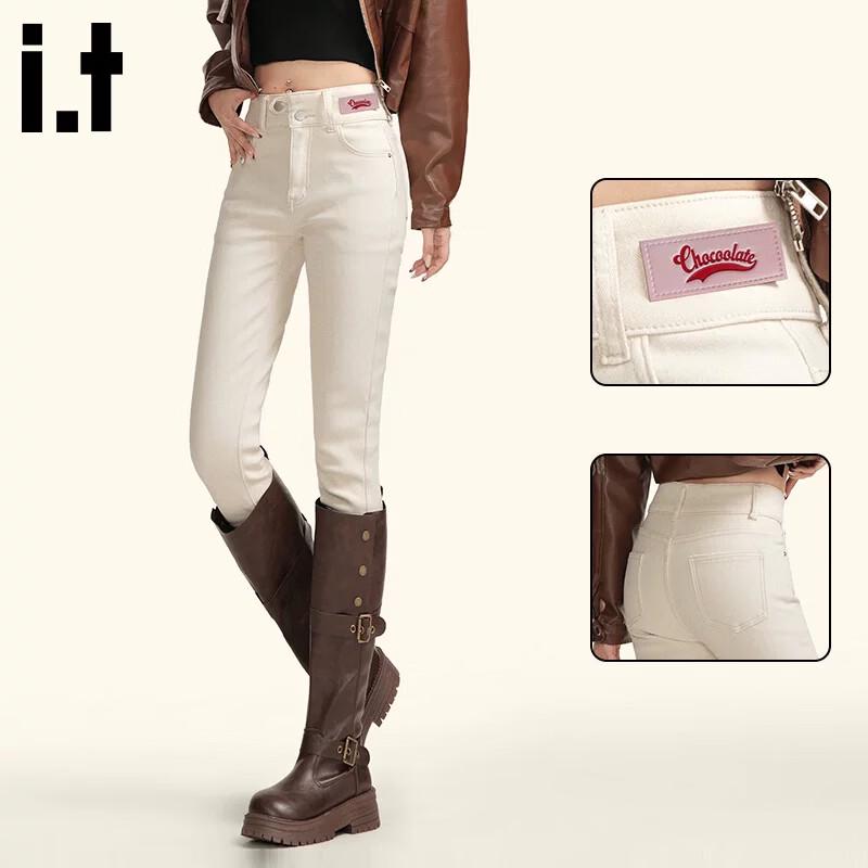 :CHOCOOLATEit Women s High-Waist Slim-Fit Tapered Jeans 25
