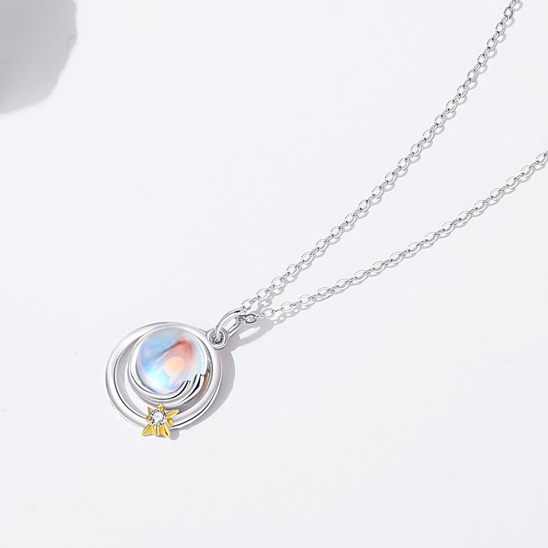 

Танциз Стерлингового Серебра 925 Классическое Женское Ожерелье Кулон Циркон Модный Подарок women серебряный