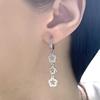 Silver Earrings with Cubic Zirkonia (1908549)