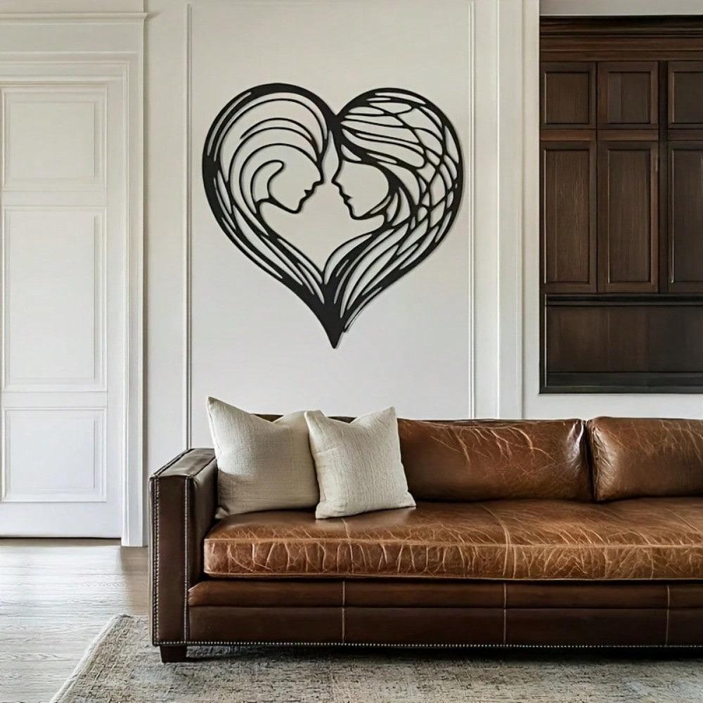 Metal Wall Art Modern Home Decor Foyer Living Room Gift Birthday Present