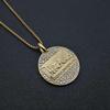 Thirteen Apostles Gold-Plated Diamond Titanium Necklace - European & American Hip Hop Style