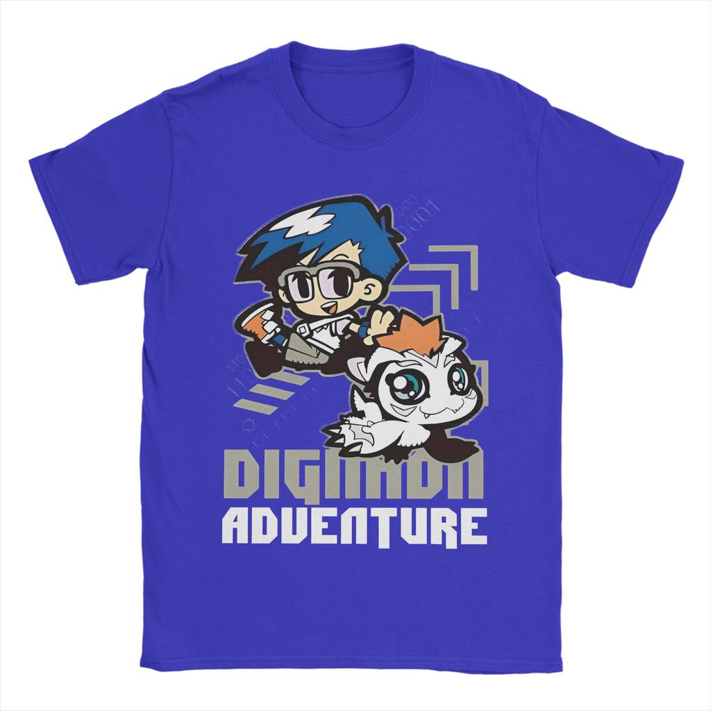 Hip Hop Digimon Adventure Joe Gomamon Tshirt Men Crewneck Short Sleeve Clothing  Cotton Summer Top Tee