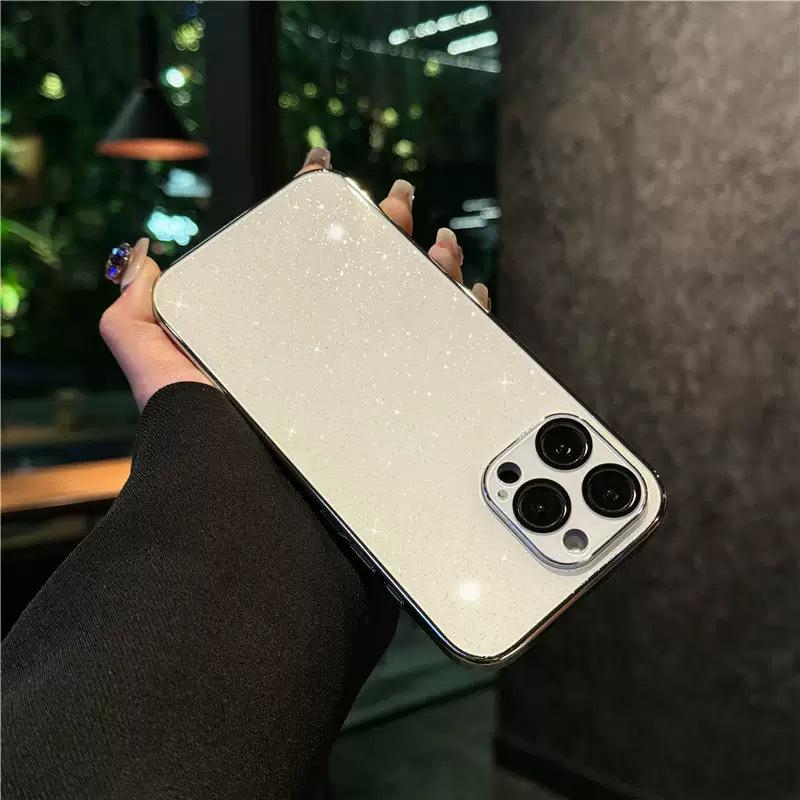 Custodia Semplice con Glitter per iPhone 17 Pro Max da Donna