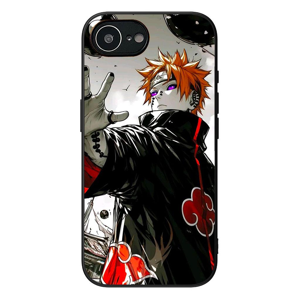 konan Narutos Pain Akatsuki Casing Phone Cover for Apple iPhone 17 16 14 15 Pro Max Plus 15+ 16E XR ProMax Air 16+ Soft Case