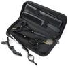 5.5-Inch Black Hairdressing Scissors & Thinning Shears Set