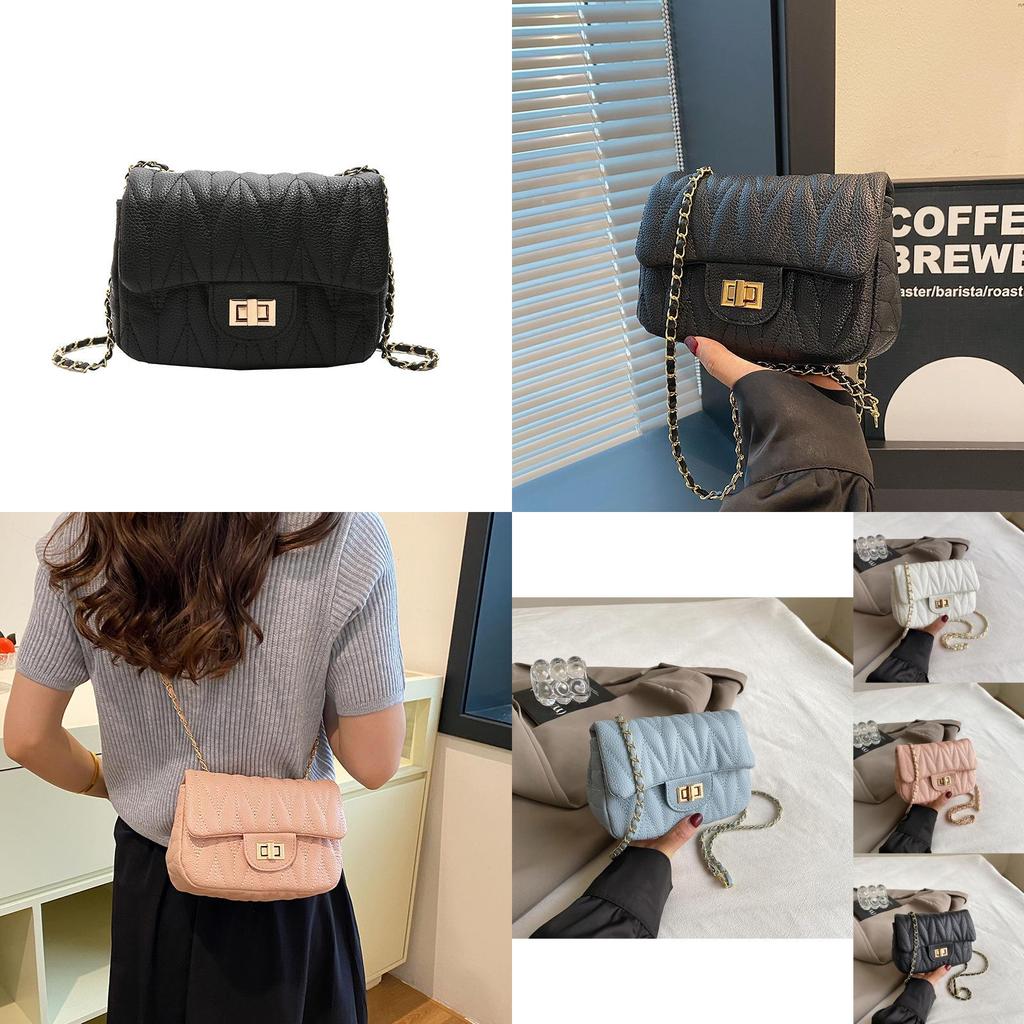 Chic Fashionable Women's Bag 2024 New Trendy Simple Chain Shoulder Crossbody Bag