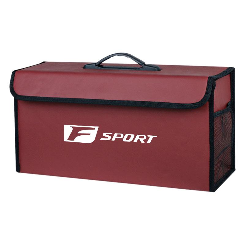 Auto Kofferraum Leder Aufbewahrungsbox Faltbar Auto Organizer Tasche Für Lexus F SPORT GS GX IS LS LX CT LC LBX NX RX 350h 450h ES UX 300e