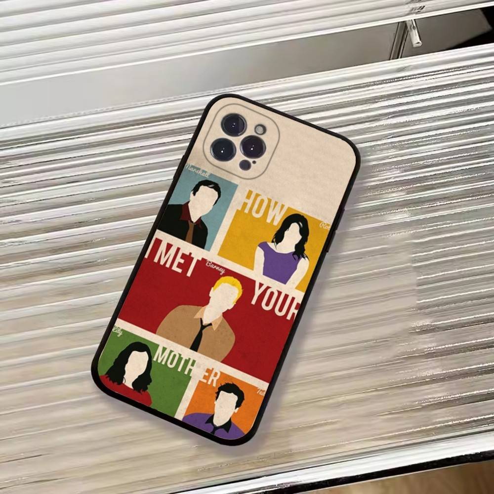 H-How I Met Your Mother Himym Handyhülle Für iPhone 17, 16,15,14,13,12,11 Plus,Pro Max, Andere Weiche Schwarze Hülle