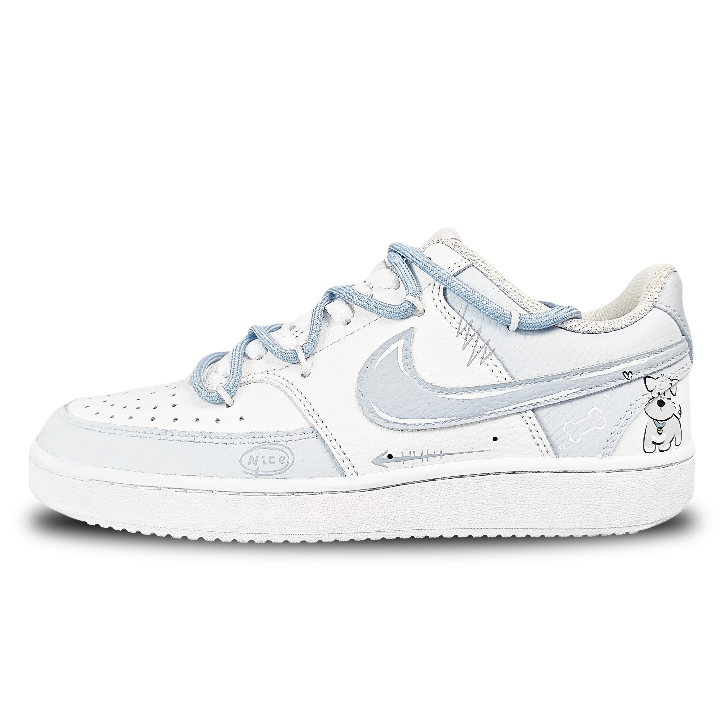 

Nike Court Vision 1 Biu Men s Low top Skateboard Shoes Men s Blue White DH2987-101(Team58-biu biu) 39