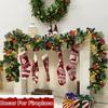 Timer 8 Mode - 9Ft by 10 Inch Prelit Christmas Garland with 50 Warm Lights,Thick 270 Snowy Tips 70 Red Berry 10 Pinecone Battery Operated Real Touch