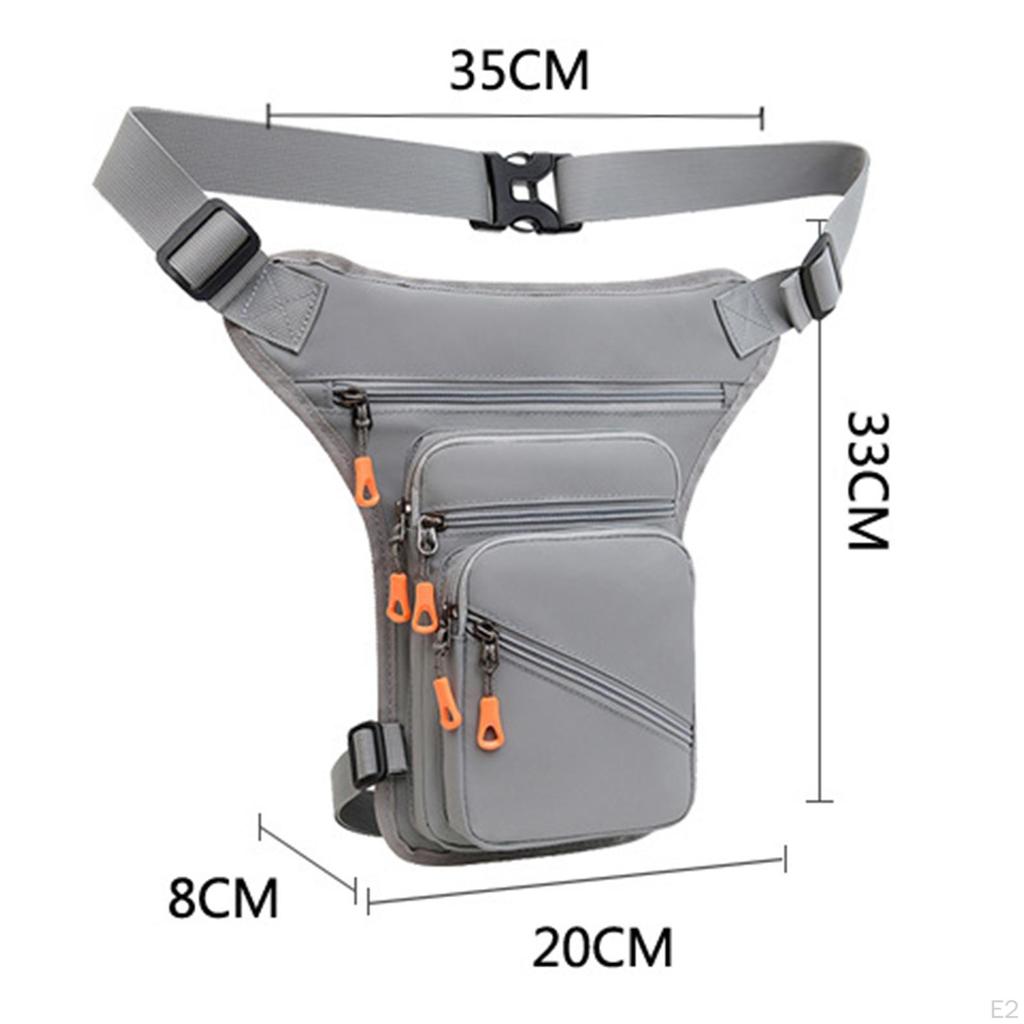Men Waist Bag Hip Purse Decoration Crossbody Portable Leg Sport Fanny Pack for Travel
