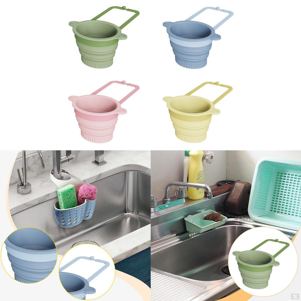 Food Waste Catcher ,Hanging Sink Strainer Colander, Home Quick Draining Kitchen Drain Basket