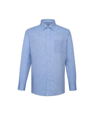 Dagseusyeocheu Linen Blend Shirt Regular Fit Blue_Dls2Shdl122B1