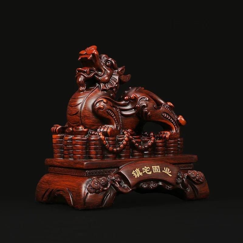 Lucky Pixiu Ornaments Living Room Home Craft Statues Sculptures Gift