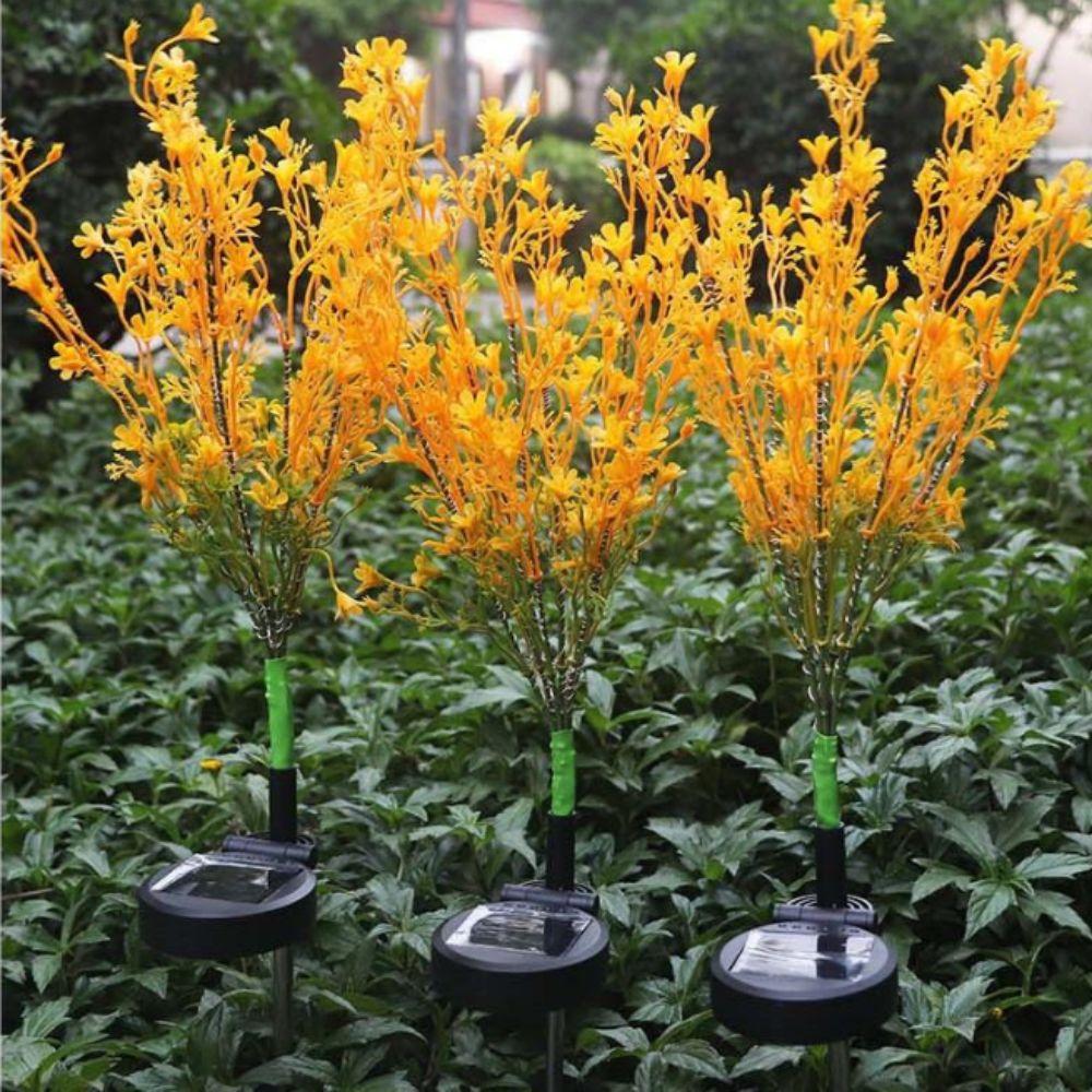 IP65 Waterproof Solar Courtyard Lights Ground Plug Lamp Solar Garden Lights  Balcony Decoration