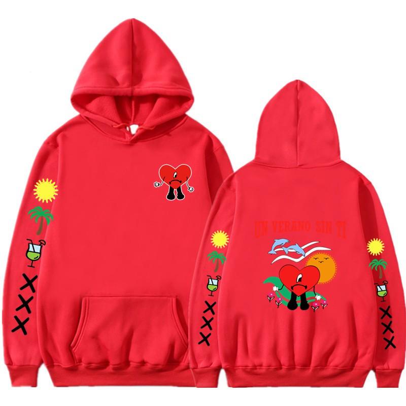 Un Verano Sin Ti Bad Bunny Inspired Hoodie Mens Cotton Blend Oversized Streetwear Sweatshirt Winter Casual Pullover