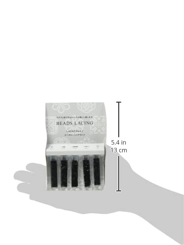 MIYUKI Perlen-Set Anfänger-Perlenfädelset H7590//2 Schwarz *Das Set enthält 3 bis 5 Motive.