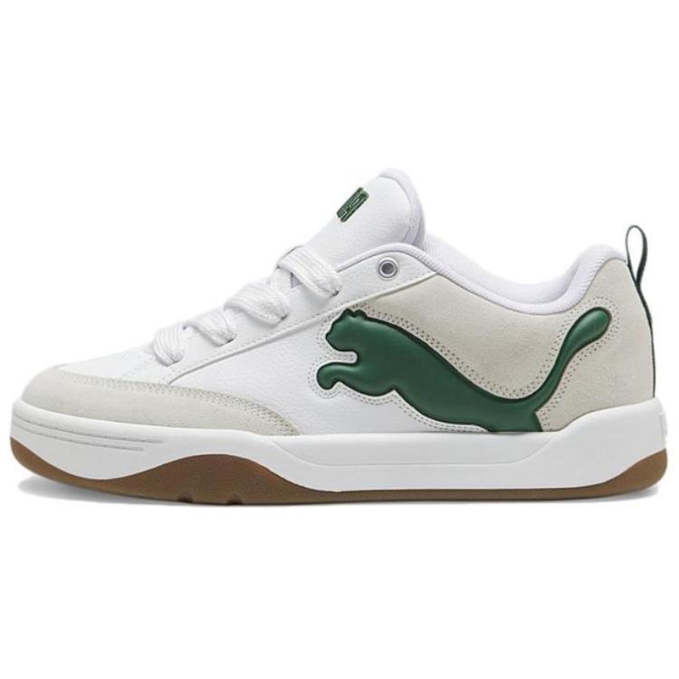 PUMA Park Lifestyle SD  White Green  Men s 395022-03 EU 42