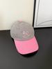 Retro Floral Letter Embroidery Baseball Cap Women's Summer Sweet Versatile Face Peaked Hat Sun Hat Tide