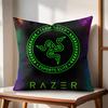 Trendy brand RRAZERR Cushion Cover Natural Linen Organic Fabric DoubleSided Printing Couch Pillow Covers Home Decor