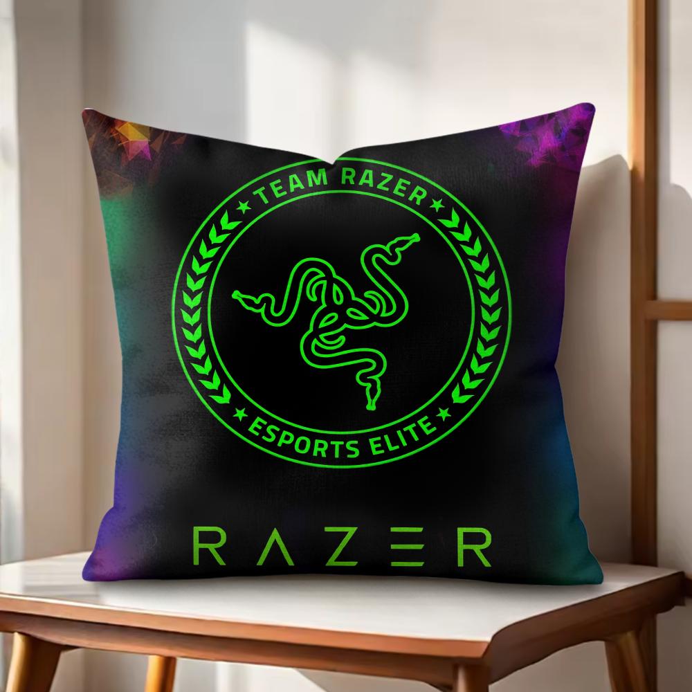 Trendy brand RRAZERR Cushion Cover Natural Linen Organic Fabric DoubleSided Printing Couch Pillow Covers Home Decor