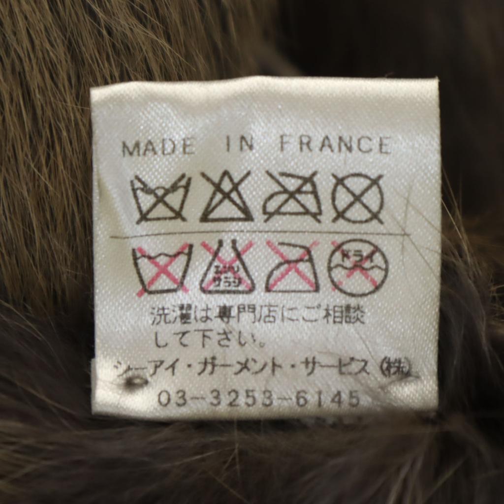 80s 90s Made In France Old Leather Jacket 38 Gray Women Used