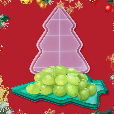 DIY Crystal Christmas Tree Epoxy Tray Mold - Silicone Mold for Resin Ornaments