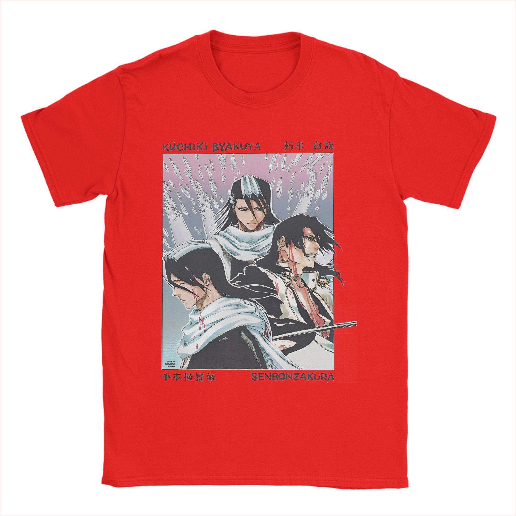 

Bleach T-Shirt Unisex Streetwear 100 Cotton T Shirts Summer O Neck Harajuku Tees Hot Sale Plus Size Clothing S