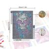 Pictură cu diamant 5D DIY, fluturi și schelete, pentru adulți și copii, truse de broderie, picturi cu diamante cu strasuri complete