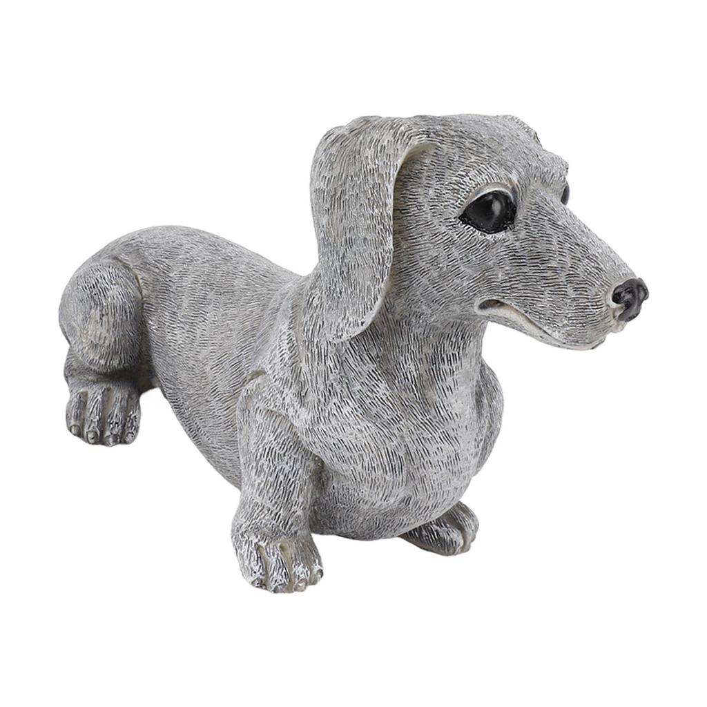 Dachshund Figurine Resin Dachshund Sculpture Outdoor Statue Ornament Dog Lover Gift For Garden
