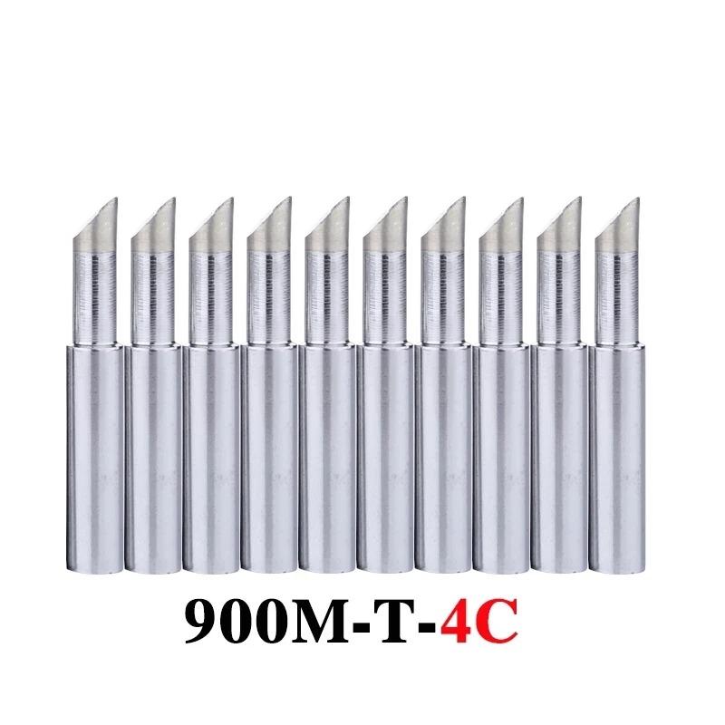 10Pcs/Lot 900M-T Series Soldering Iron Tip Set Lead Free Welding Head for Hakko 936 937 Soldering Station BGA Rework Tools