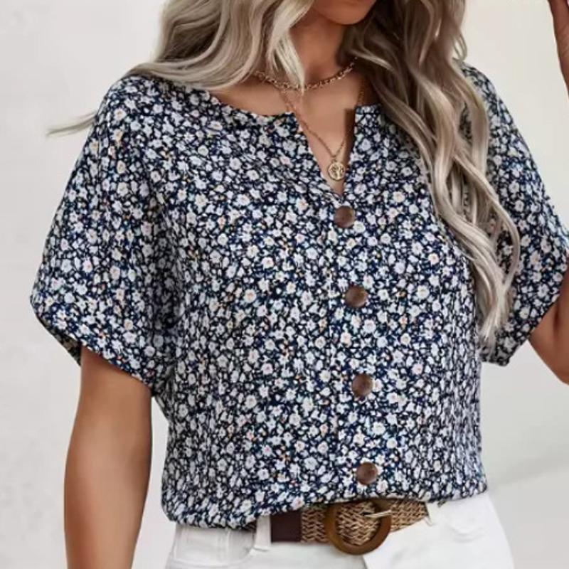 

Женская футболка с V-образным вырезом с принтом, повседневный стиль, летние новинки, женская универсальная футболка с коротким рукавом 5XL