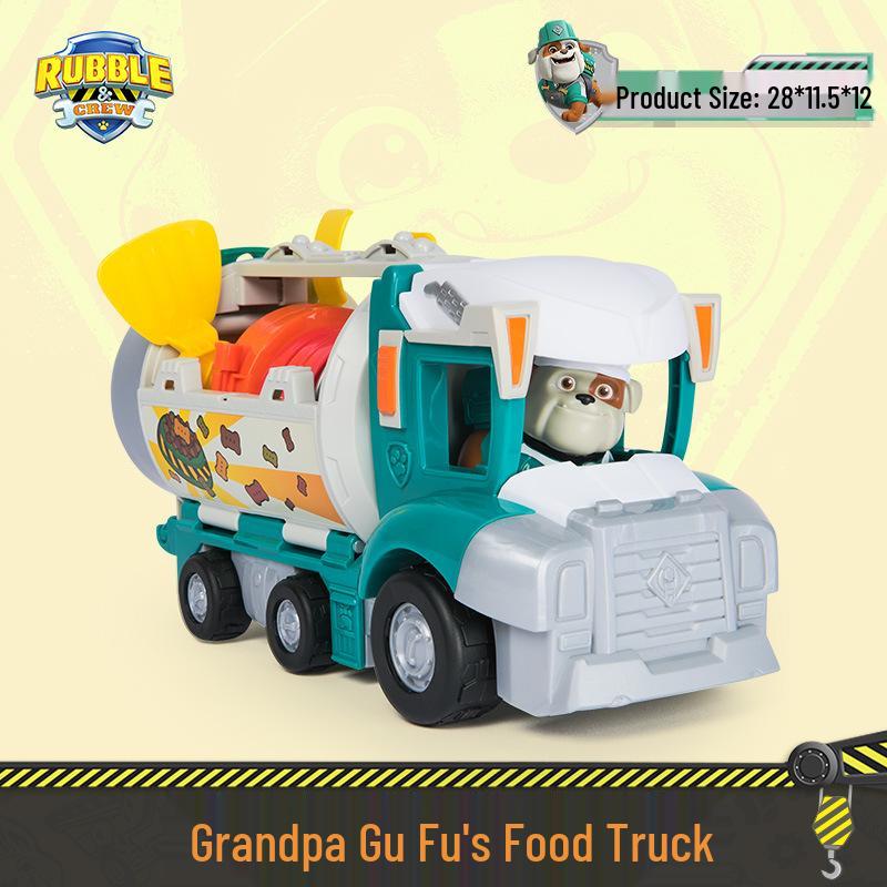 Licensed PAW Patrol Grandpa Gruff s Food Truck Gravel Engineering Vehicle Standard