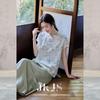 JK&JS Qing Lu Yin Rayon Jacquard Print T-Shirt