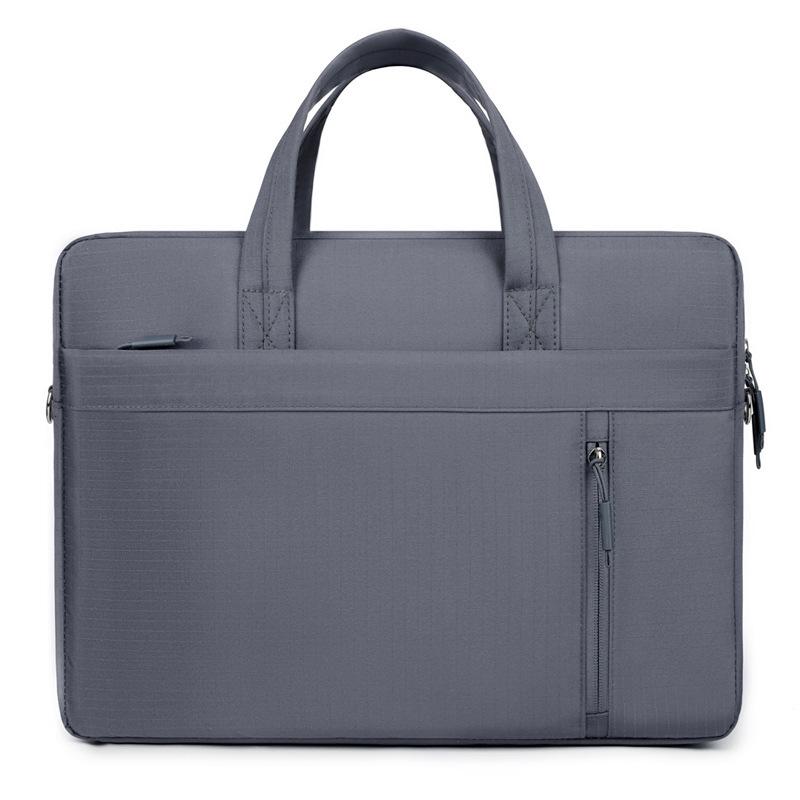 Multi-functional Splash-Proof Shockproof Briefcase: Women's & Men's Large Capacity Laptop & Business Crossbody Bag, Custom Logo Option