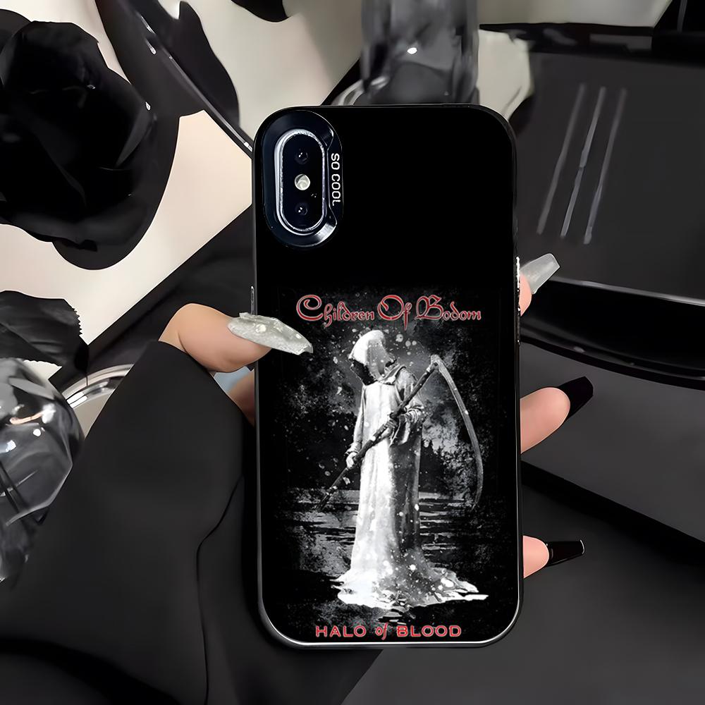 

C-Children Of Bodom Phone Case For IPhone 17 Air 16 E 15 14 Plus 13 12 11 Pro Max Colored Silver Cover iPhone 15 Pro Max