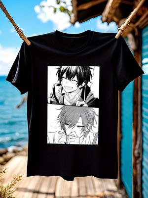 Sasaki And Miyano Anime Graphic Tshirt Graphic Tshirt - B...