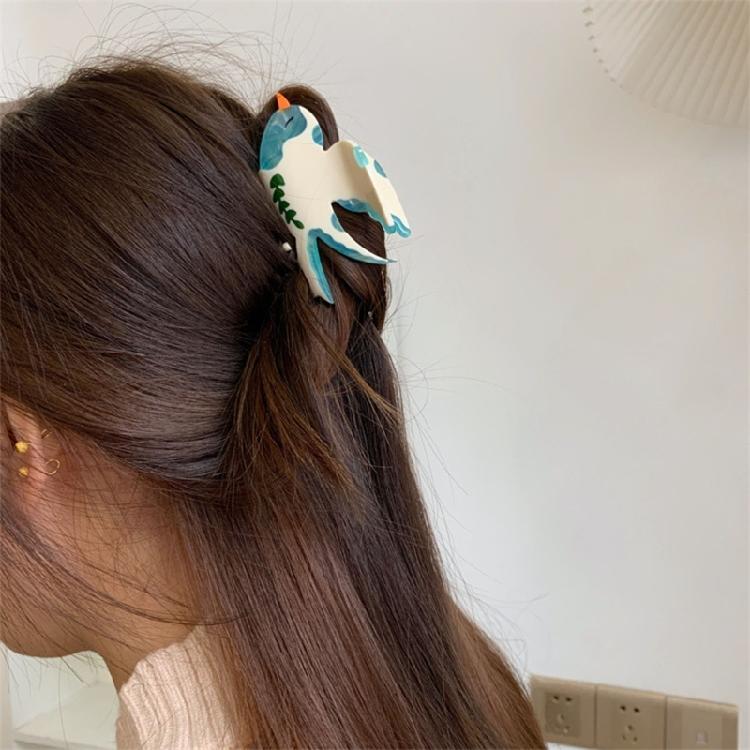 Elegantní spona do vlasů vlaštovka pro dospělé a studenty Stylingová spona Držák na culík Dámská Ins Styl Silná spona