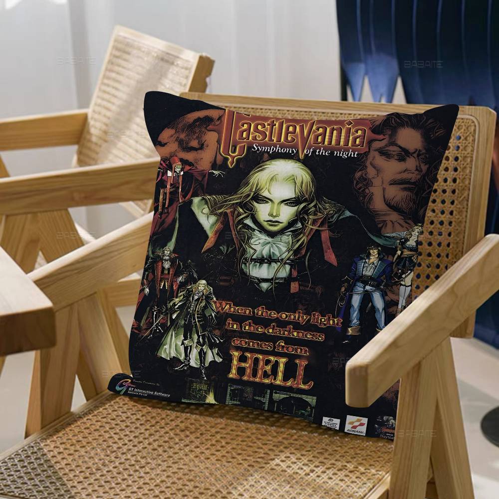 Anime Game C-Castlevania Maple Design Cushion Cover Happy Autumn Harvest decor Holiday Decorati Pillow Cover