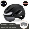Horntour Bicycle Helmet Ride LED Lights Racing Road Bike Helmet Men and Women Outdoor Sports Pro Cycling Bicicleta Safety Cap