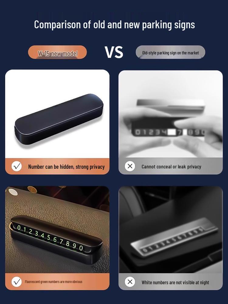 Gizlilik Korumalı Parlayan Geçici Park Numarası