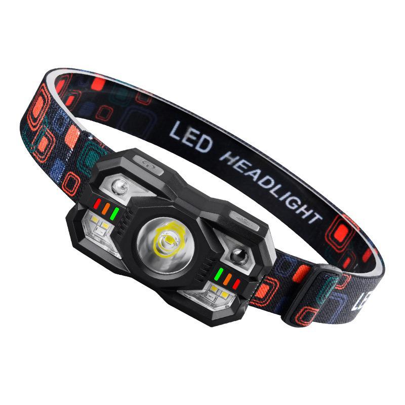 Rechargeable Multi-Functional Headlamp: Strong Light, Long Battery Life, for Night Fishing and Outdoor Use