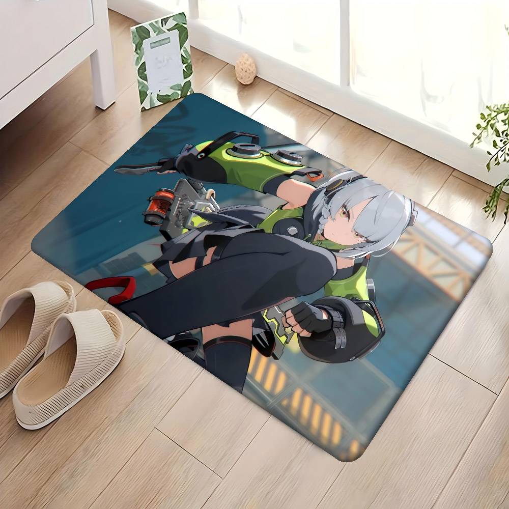 Zenless Zone Zero Anby Demara Room Mats Cheaper Anti-slip Modern Living Room Balcony Printed Welcome Rug